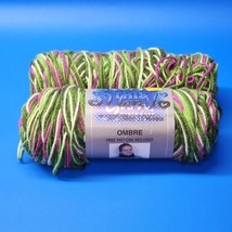 I Love This Yarn! #505 SUMMER HAPPENS Yarn Skeins - 100% Acrylic - Lot Of 2 - £14.00 GBP