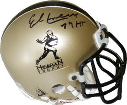 Earl Campbell signed Heisman Logo Authenic Mini Helmet 77HT (Texas Longhorns)- J - £93.14 GBP