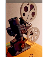 Bell &amp; Howell 16mm Projector Filmo 57 Model JL w/Voltmeter W/ Woody Wood... - $267.54 CAD