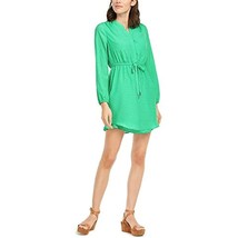 MSRP $80 Maison Jules Womens Printed Drawstring Sheath Dress Green Size XS - £9.70 GBP