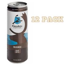 Caribou Coffee Cold Brew Black Coffee, 12pk Cans 11.5 Fl Oz  - £45.60 GBP
