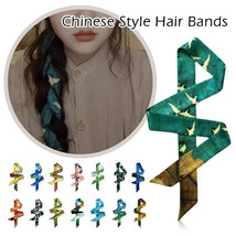 Oil Painting 150cm Printing Belt Hairband Vintage Hanfu Headwear Scarves... - £6.87 GBP