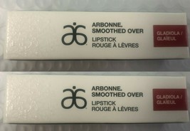 2X Arbonne Smoothed Over Lipstick Color *GLADIOLA* Brand New 0.17 OZ. EACH - $11.83