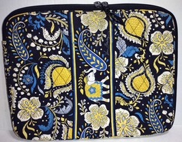 Vera Bradley Elephant Blue and Yellow Soft Laptop Case 14 in x 11 in - £13.45 GBP