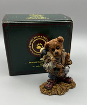 Boyds Bears Figurine Nativity Series #3 Bruce as Shepherd 10 Ed. #2410 1997 - $13.98