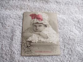 Antique Victorian Our Pet Food Baby Picture Trade Card very Rare - $18.80