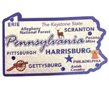 Pennsylvania The Keystone State Foil Fridge Magnet - $7.99
