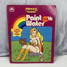 Vintage She-Ra Princess Of Power Golden Paint With Water Book 1985 - £16.72 GBP