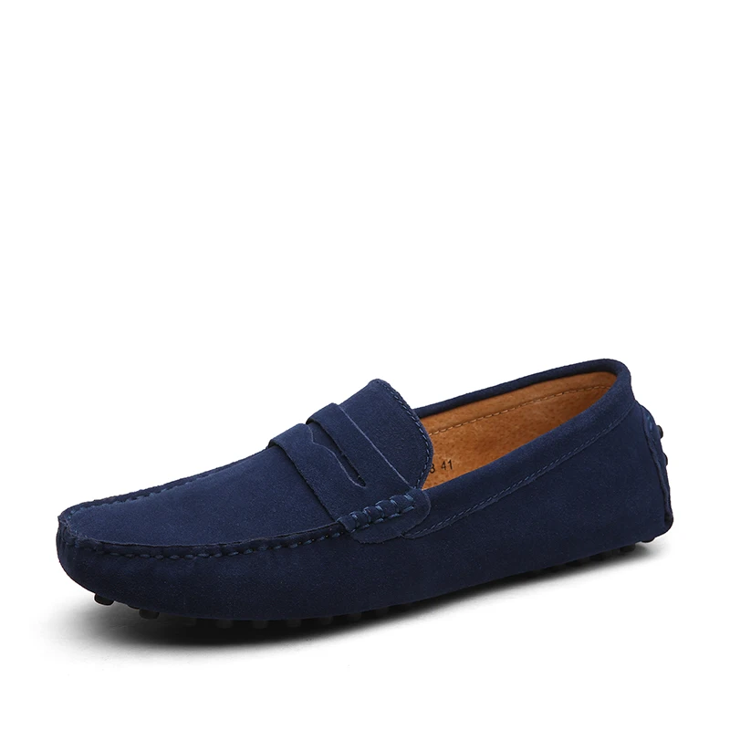 Men High Quality Leather Loafers Men Casual Shoes Moccasins Slip On Men&#39;... - $58.45