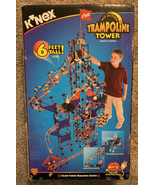 Knex K&#39;nex Trampoline Tower #63517 Vintage 1999 Rare Complete Retired Wo... - £153.08 GBP