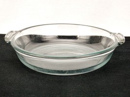 Small 6 1/4&quot; Pyrex Pie Pan, #6717, Blue Tinted Flameware, Oven-To-Table ... - £19.23 GBP