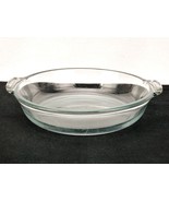 Small 6 1/4&quot; Pyrex Pie Pan, #6717, Blue Tinted Flameware, Oven-To-Table ... - $33.44 CAD