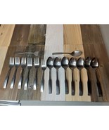 Lot of Quincy Farberware Stainless Steel 6 Salad Forks 1 Teaspoon 7 Spoons - $31.44