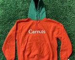 Champion X Carrots Reverse Weave Pullover Hoodie Orange Green Men&#39;s Size L - $59.95