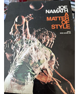 Joe Namath A Matter of Style 1973 Hardcover New York Jets Hall of Fame 1... - $471.03 MXN