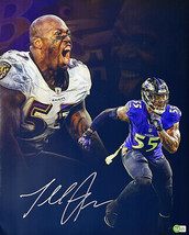 Terrell Suggs Autografato 16x20 Baltimore Ravens Collage Foto Bas ITP - £62.01 GBP