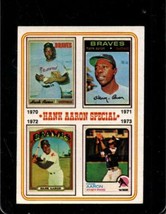 1974 Topps #6 Hank Aaron Vgex Braves 1970-73 Hof *X107149 - £6.26 GBP