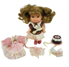 Vintage 1988 Mattel Cherry Merry Muffin Chocolottie Doll W Extra Dress Toy - £44.80 GBP