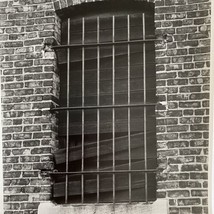 c1970 Original Window Bars Black White Photograph Steven Willhite Glen Ellen IL - £11.42 GBP