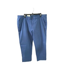 New English Laundry Mens Size 40x32 Blue Casual Twill Pants Slimmer Stra... - $17.81
