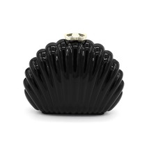 Black European New  Acrylic Clutch Evening Bag Banquet Handbag Women Purse - £62.67 GBP