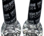 (Pack Of 2) Nicole by OPI Nail Polish HIGH SHINE + TOP COAT (New/Discont... - £17.33 GBP