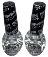 (Pack Of 2) Nicole by OPI Nail Polish HIGH SHINE + TOP COAT (New/Discont... - £17.04 GBP