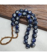 Amazing Vintage Evil-Eye old venetian-African Style Glass beads Strand 1... - £53.20 GBP