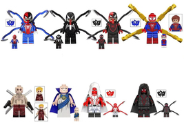 8pcs hadow-Spider Arachknight Wade Wilson Spider-Man 2 suits Minifigures - £14.15 GBP