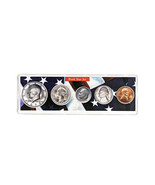 1973 Birth Year Coin Set in American Flag Holder - 5 Coin Set - $14.99