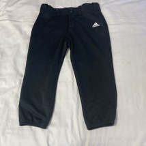 Adidas Baseball Short Pants Mens Sz M Black Pockets Comfort BSBL Pant - £13.27 GBP
