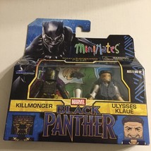New Sealed Marvel Killmonger &amp; Ulysses Klaue Minimates - £12.85 GBP