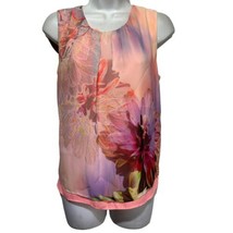 fylo london sleeveless floral layered blouse Size S - £10.59 GBP