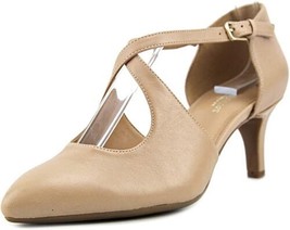 New Naturalizer Biege Leather Mary Jane Pumps Size 8.5 W Wide $ - £60.88 GBP