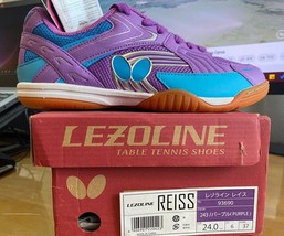 Butterfly Lezoline REISS Unisex Table Tennis Shoes Indoor [US:6/240] NWT... - $85.77