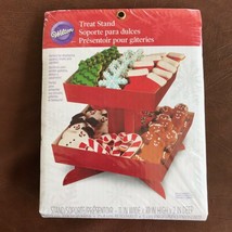 Red Square Treat Stand Tray from Wilton 11&quot; x 10&quot;  x 2&quot;  NEW - £6.34 GBP