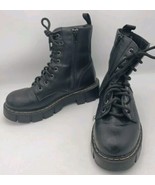 Union Bay Combat Boots Black High Tops Women’s SIZE 5.5 Punk Lace Up Zip... - $28.01