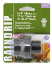 Raindrip R622CT Hose/Pipe Fitting, 3/4&#39;&#39; in Connection, Female x Male Pi... - $9.89