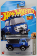 2023 Hot Wheels Blue 57 Jeep FC Baja Blazers #218 - £6.93 GBP