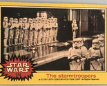 Vintage Star Wars Trading Card Yellow 1977 #173 The Stormtroopers - $2.97