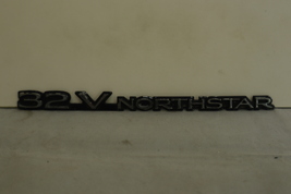 1994-05 Cadillac Deville Eldorado “32V Northstar” Rear Trunk Emblem OEM 03538464 - £9.77 GBP