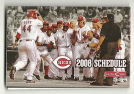 2008 Cinncinatti Reds Pocket Schedule - $94.29 MXN