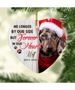 No Longer By Our Side,Personalized Heart Ornaments,Memorial Gifts,Custom... - €9,61 EUR