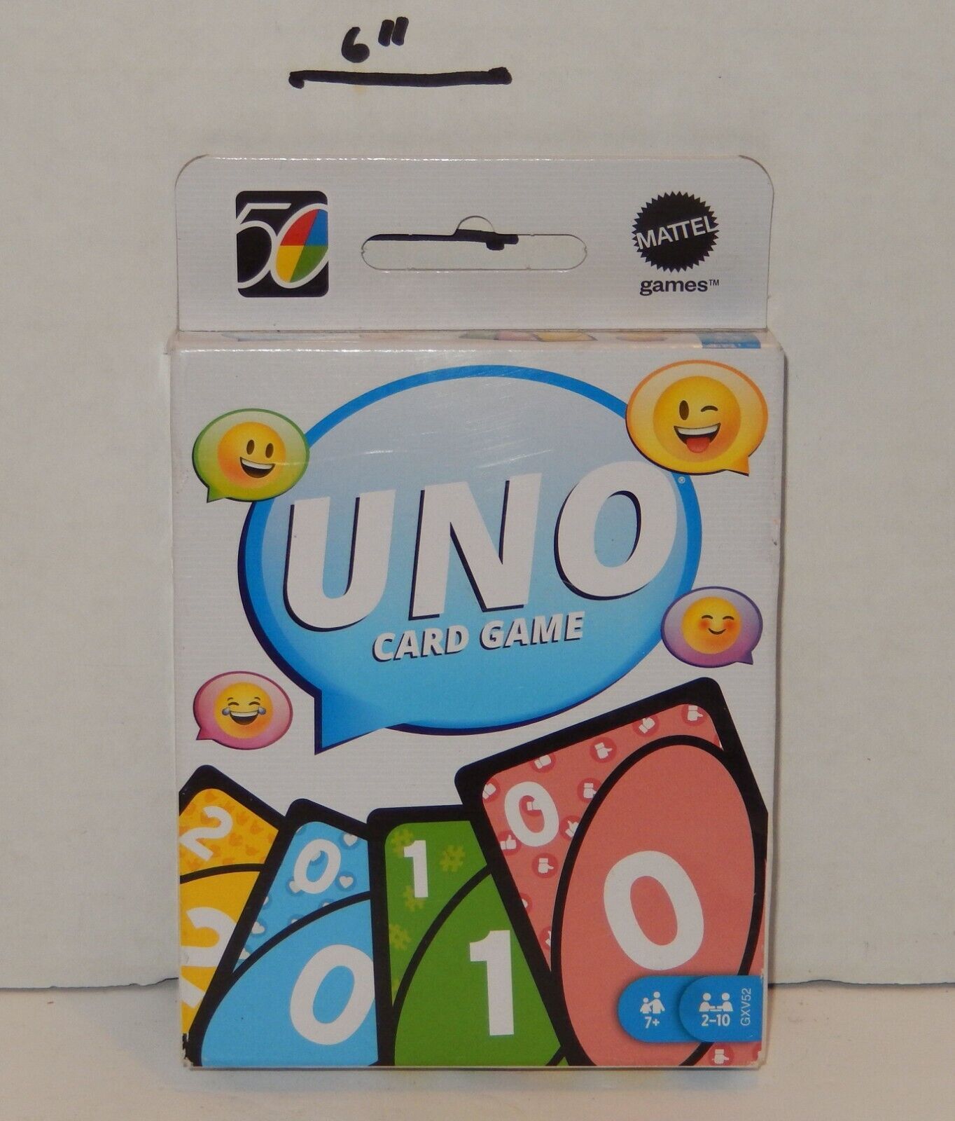 Mattel 2020 UNO 50th Anniversary 10&#39;s Card Game #5 in a Series of 5 - $10.44