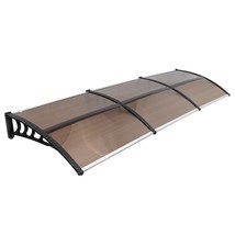 300 x 96 Household Application Door &amp; Window Awnings Brown Board &amp; Black Holder - £120.24 GBP