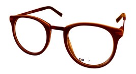 Converse Ophthalmic Men Eyeglass Round Plastic Frame Q310. Brown 46mm - $35.99