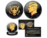 2024 Black RUTHENIUM JFK Half Dollar U.S. Coin 2-SIDED 24K Gold (D-MINT) - $18.66