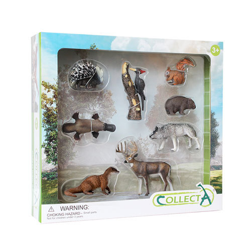 CollectA Woodland Animal Figures Gift Set - Pack of 8