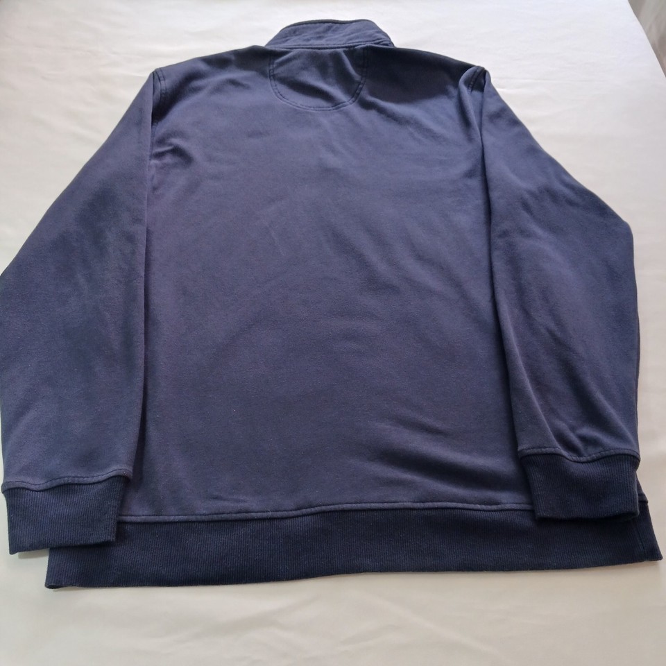 IZOD Advantage Performance Stretch 1/4 Zip Men's Pullover Blue Sweatshirt Sz LT Item image 2