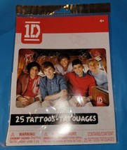One Direction 1D Temporary Tattoos 25 Harry Styles Zayn Niall Louis Liam New - £12.62 GBP